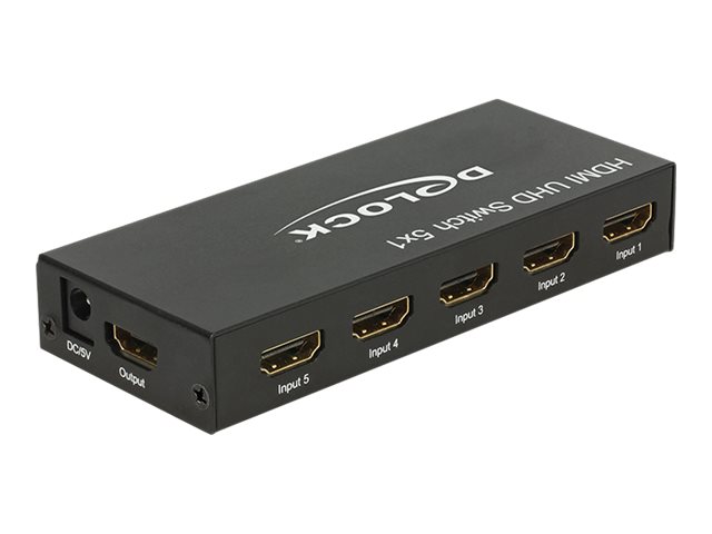 Delock HDMI UHD Switch 5 x HDMI in > 1 x HDMI