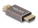 Delock Hohe Geschwindigkeit - HDMI-Adapter mit Ethernet - HDMI männlich zu HDMI männlich - Grau - 8K60Hz (7680 x 4320)
