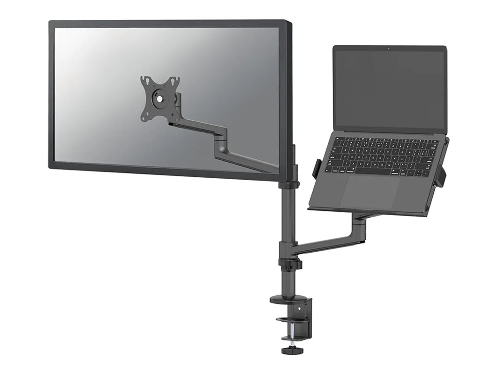 Neomounts DS20-425BL2 - Befestigungskit (Spannbefestigung für Tisch, Tisch-Kabeldurchführung, Notebook-Ablage, Monitorarm, VESA-Adapter, Notebookschacht-Arm)