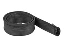 Delock Geflechtschlauch - 1 m - Schwarz