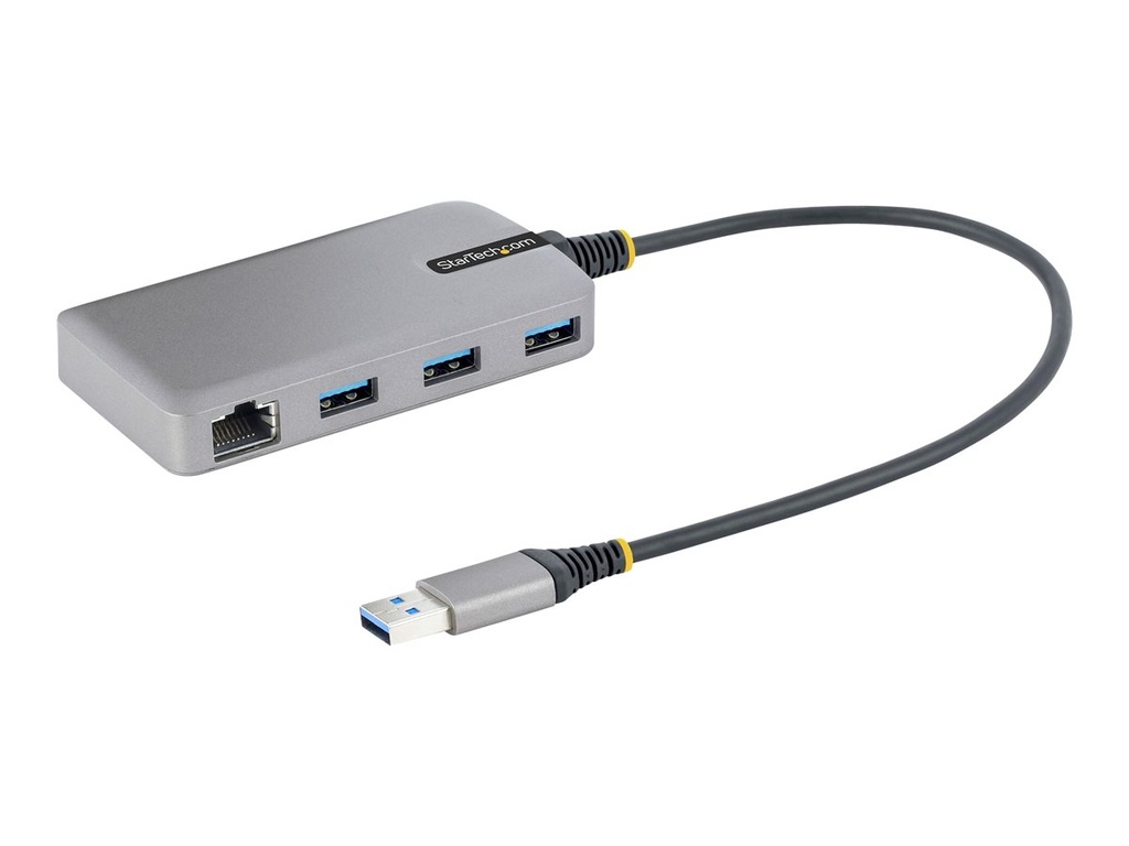 StarTech.com 3 Port USB Hub mit Ethernet - 3x