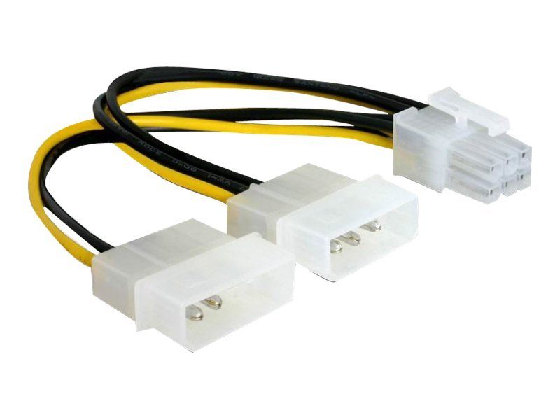 Delock Stromkabel - 6-poliges PCIe Power (W)