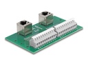 Delock Netzwerkadapter - RJ-50 (W) gewinkelt