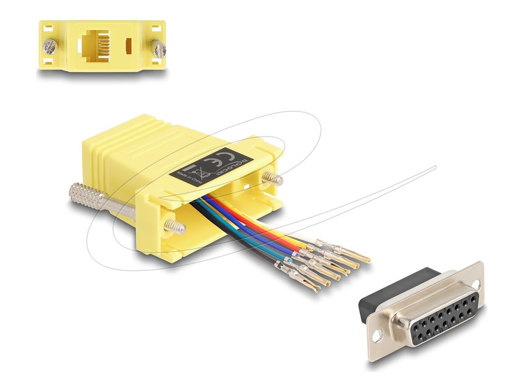 Delock Serieller Adapter - 15 pin D-Sub (DB-15)