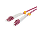 Synergy 21 LWL-2-Faser-Patchk..LC-LC OM4 AD flexible Knickschutztülle - Kabel - Multimode-Faser
