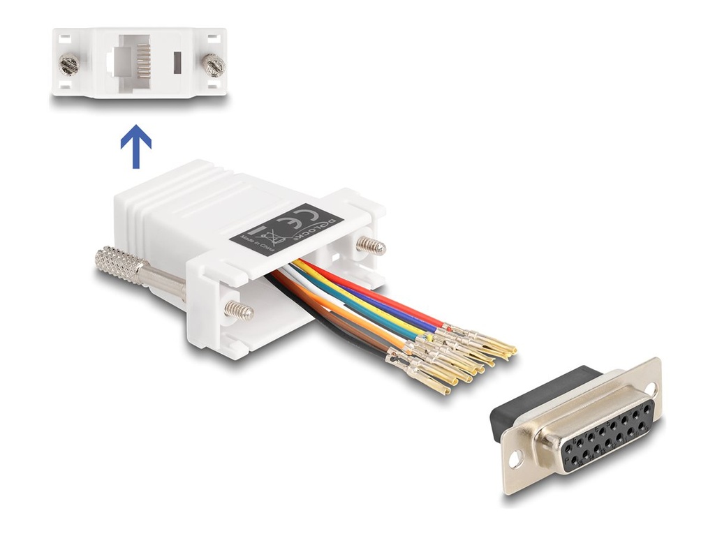 Delock Netzwerkadapter - 15 pin D-Sub (DB-15)