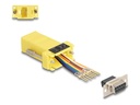 Delock Serieller Adapter - DB-9 (W) schraubbar zu RJ-45 (8 Polig)