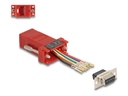 Delock Serieller Adapter - DB-9 (W) schraubbar zu RJ-45 (8 Polig)