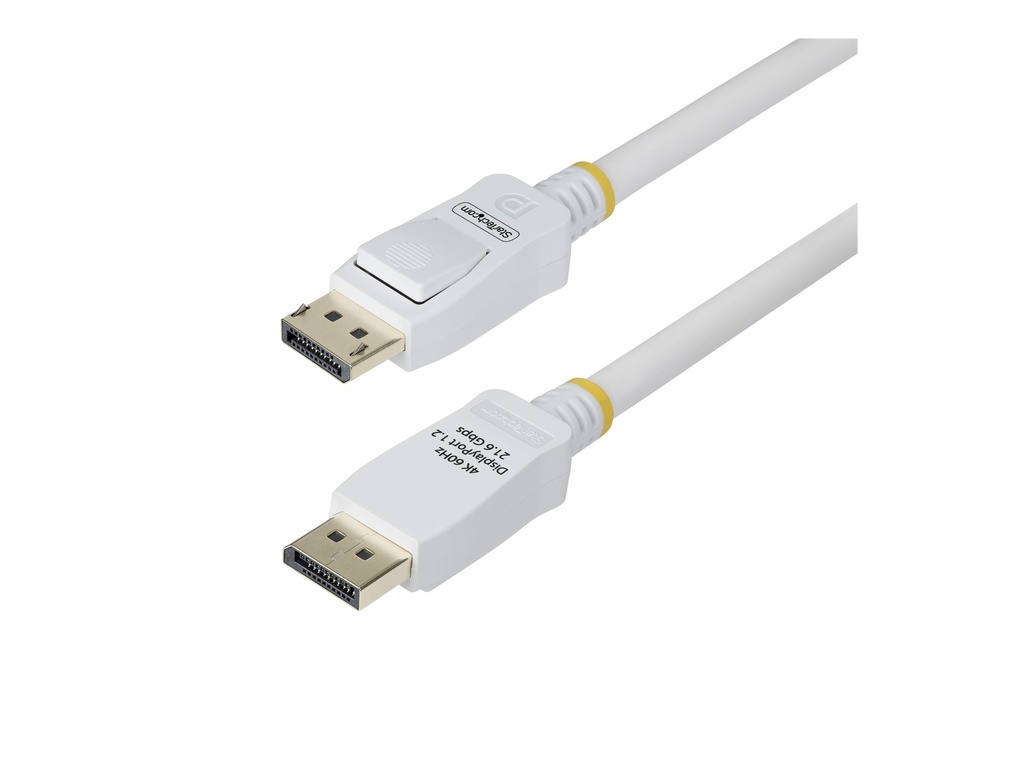 StarTech.com StarTech 6ft White VESA Certified DisplayPort 1.2 Cable with Latches - DisplayPort-Kabel - DisplayPort (M)
