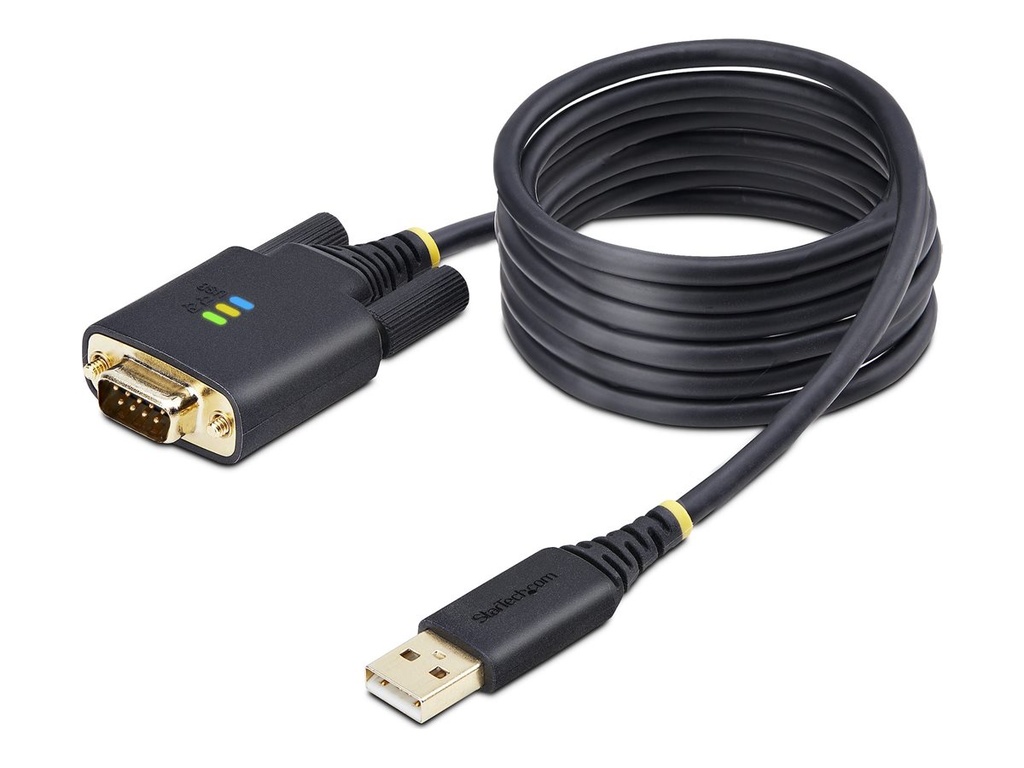 StarTech.com StarTech 6.6ft (2m) USB to Serial Adapter Cable, COM Retention, RS232 - Kabel USB / seriell - USB (M)
