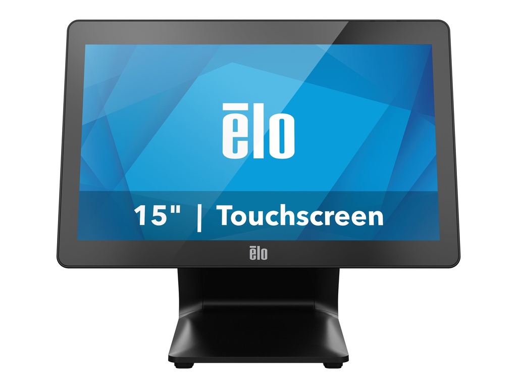 Elo Touch Solutions EloPOS System - Mit Stand - All-in-One (Komplettlösung) - Core i5 i5-1245UL / 1.6 GHz - RAM 16 GB - SSD 256 GB - NVMe - Intel Iris Xe Grafik - 1GbE, Bluetooth 5.2, Wi-Fi 6 - WLAN: 802.11a/b/g/n/ac/ax, Bluetooth 5.2 - Win 10 IoT Enterprise 2021 LTSC - Monitor: LED 39.624 cm (15.6")