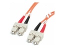 StarTech.com 1m SC/SC (UPC) OM1 Multimode Glasfaser Patchkabel, 10Gbps - Netzwerkkabel - SC multi-mode (M)