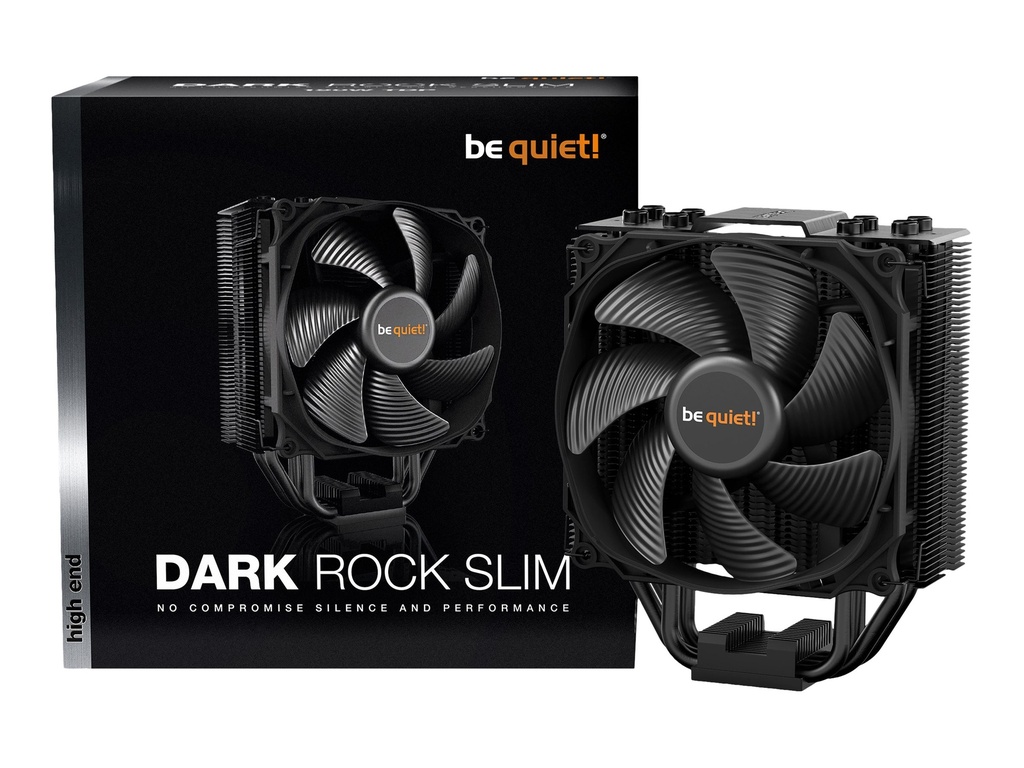 Be Quiet! Dark Rock Slim - Prozessor-Luftkühler - (für: LGA1150, LGA1151, LGA1155, LGA1200, LGA1700, LGA2011-3 (Square ILM)