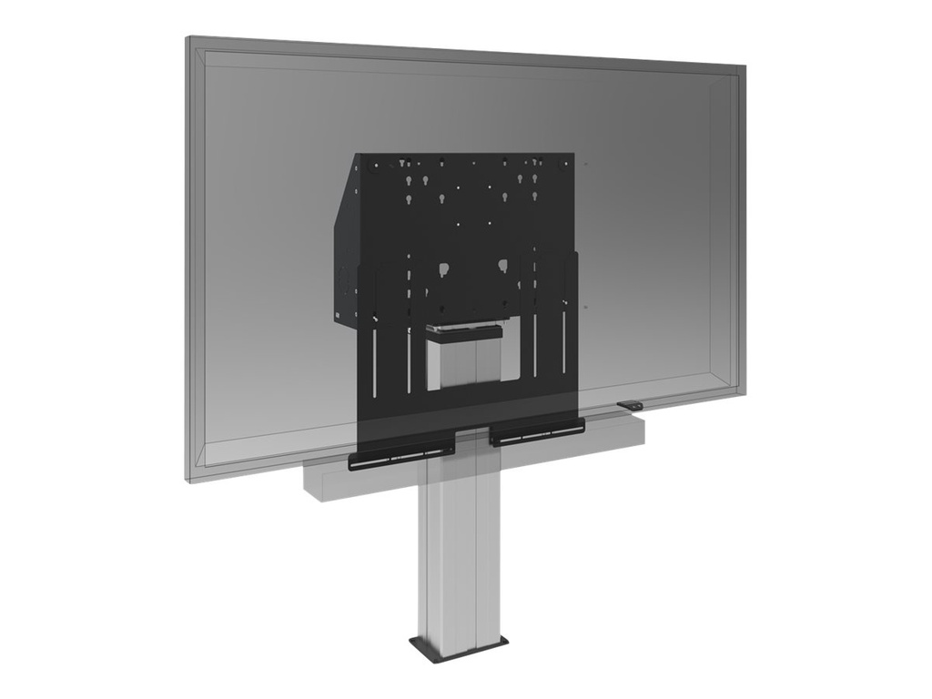 Iiyama Montagekomponente (Soundbar-Halterung) - für Soundbar - Schwarz - Bildschirmgröße: 81.3-218.4 cm (32"-86")