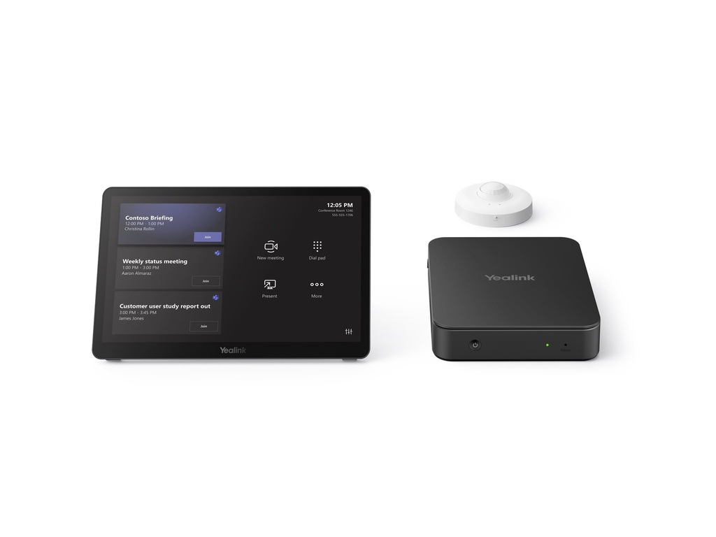 Yealink MVC Series MCoreKit-C5-MS - Kit für Videokonferenzen (MTouch Plus Touchpanel, MCore Pro Mini-PC, RoomSensor)