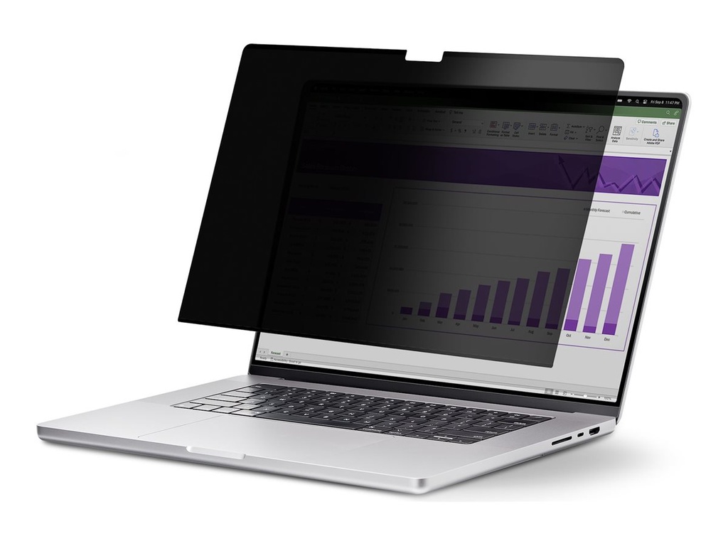 StarTech.com 16" MacBook Pro 2023 Laptop Blickschutzfilter, Magnetisch - Blickschutzfilter für Notebook - abnehmbar - magnetisch - 40.6 cm (16")