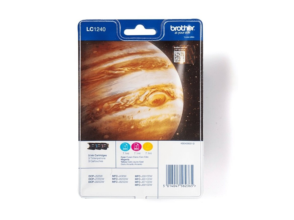 Brother LC1240 - 3er-Pack - Gelb, Cyan, Magenta