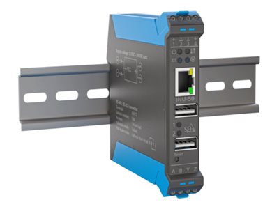 SEH INU-50 - Geräteserver - 1GbE, USB 2.0 - Schienenmontage