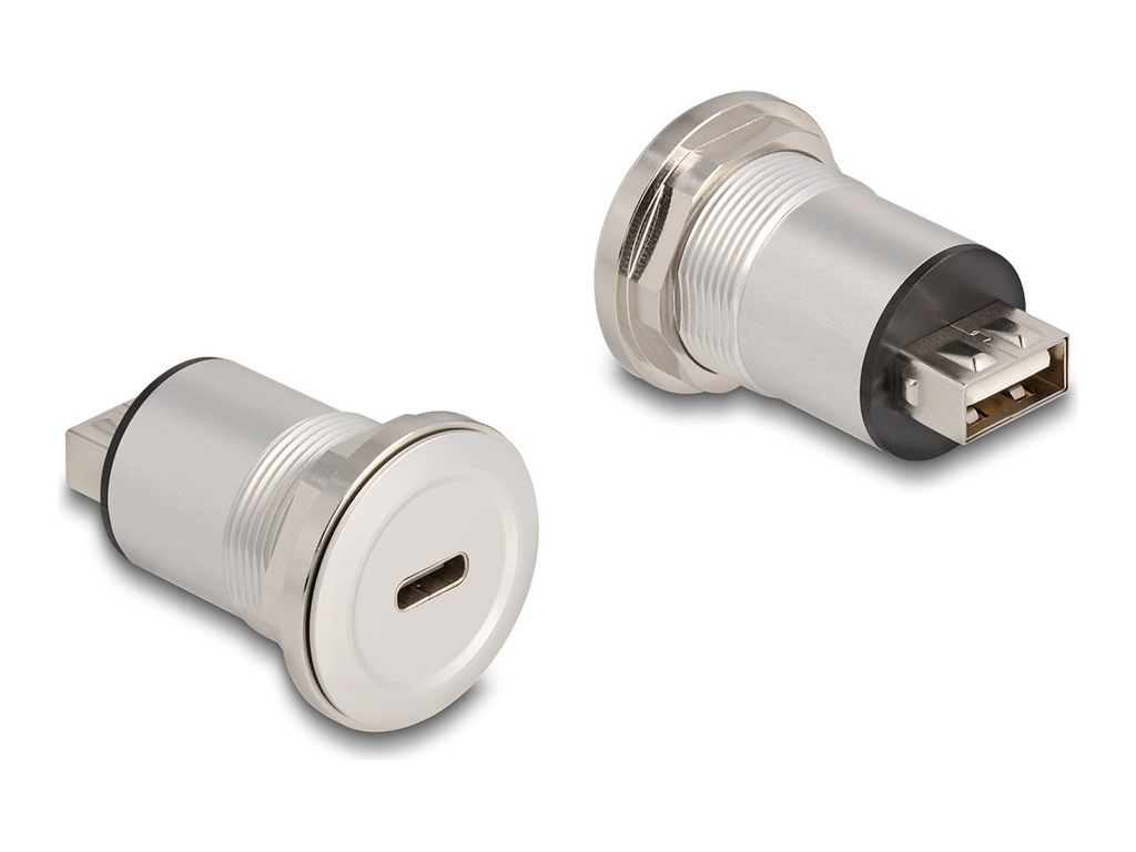Delock USB-Adapter - USB-C (W) Paneel montierbar zu USB (W)