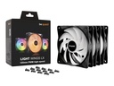 Be Quiet! Light Wings LX - Gehäuselüfter - PWM High-Speed - 120 mm - Schwarz (Packung mit 3)