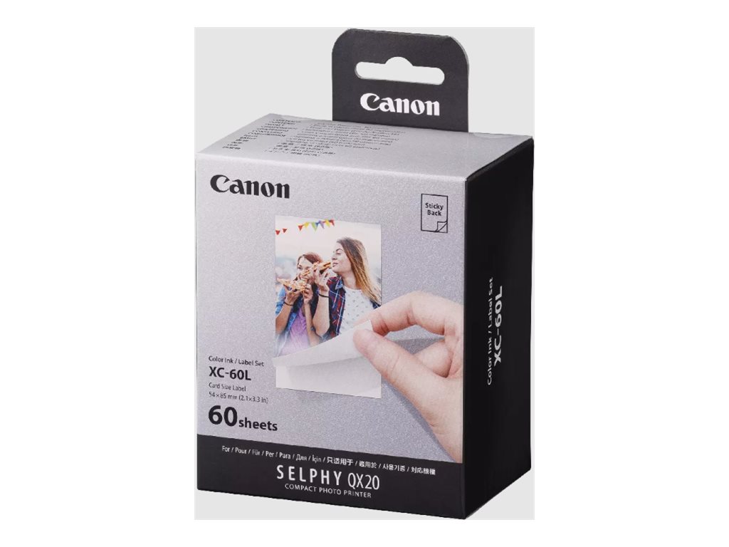 Canon SELPHY XC-60L Bulk Set - Farbe (Cyan, Magenta