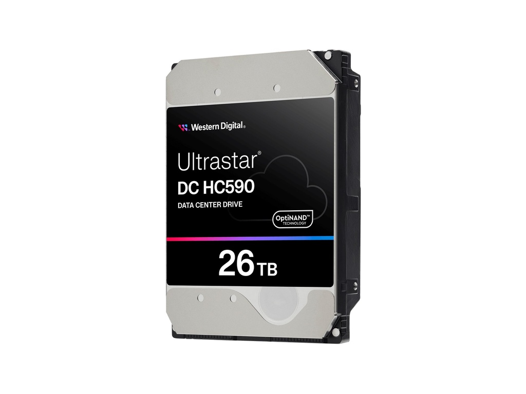 WD Ultrastar DC HC590 0F65672 - Festplatte - Rechenzentrum - verschlüsselt - 26 TB - intern - 3.5" (8.9 cm)