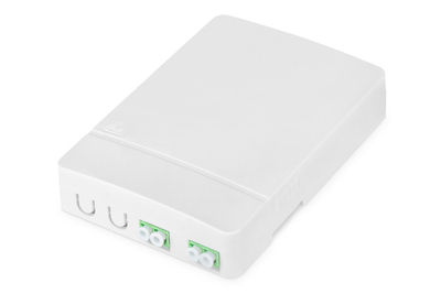 DIGITUS FTTH Gehäuse mit 2 x LC/APC DX Kupplungen