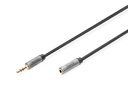 DIGITUS Audio Verlängerungskabel, 3,5 mm Klinke auf 3,5 mm Buchse