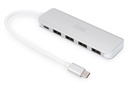 DIGITUS USB Typ-C 4-Port Hub (USB 3.0) + PD
