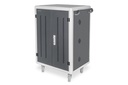 DIGITUS Mobiler Ladeschrank für 30 Notebooks / Tablets bis 16 Zoll, Datensynchronisation, UV-C, USB-A