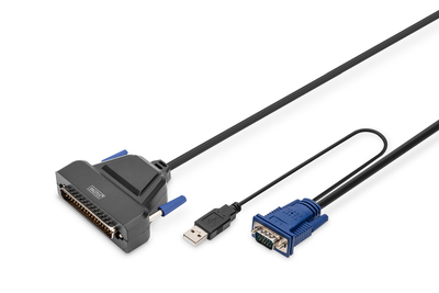 DIGITUS Modularer KVM-Switch, Single-Port
