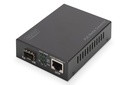 DIGITUS Gigabit PoE Medienkonverter, RJ45 / SFP, PSE
