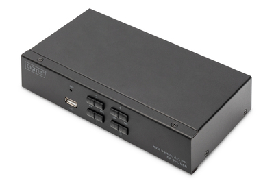 DIGITUS KVM Switch, 4x1  DP, DP Out,USB