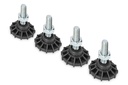 DIGITUS Nivellierfüße für 482,6 mm (19") Netzwerk- and Serverschränke