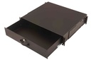 DIGITUS Abschließbare Schublade für 482,6 mm (19") Netzwerk- und Serverschränke, 2HE