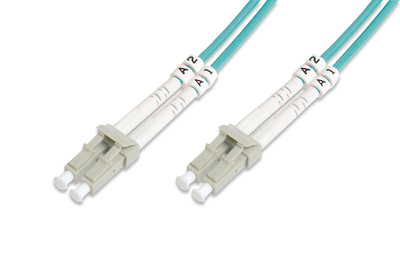 DIGITUS LWL Multimode OM 3 Patchkabel, LC / LC
