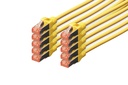 DIGITUS CAT 6 S/FTP Patchkabel, 10 Stück