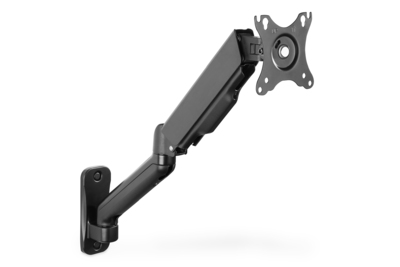 DIGITUS Universelle Monitor-Wandhalterung mit Gasdruckfeder und Schwenkarm