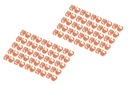 DIGITUS Farbclips für Patchkabel -  Orange