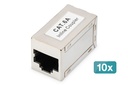 DIGITUS CAT 6A Modulare Kupplung, geschirmt - 10 Stk.