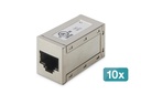 DIGITUS CAT 6, modulare Kupplung, geschirmt - 10 Stk.