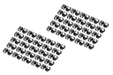 DIGITUS Farbclips für Patchkabel - Schwarz