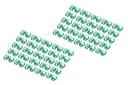 DIGITUS Farbclips für Patchkabel - Grün