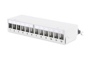 DIGITUS Modulares Desktop Patch Panel, geschirmt, 12-Port