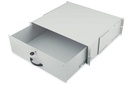 DIGITUS Abschließbare Schublade für 482,6 mm (19") Netzwerk- und Serverschränke, 3HE