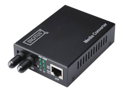 DIGITUS Fast Ethernet Medienkonverter, RJ45 / ST