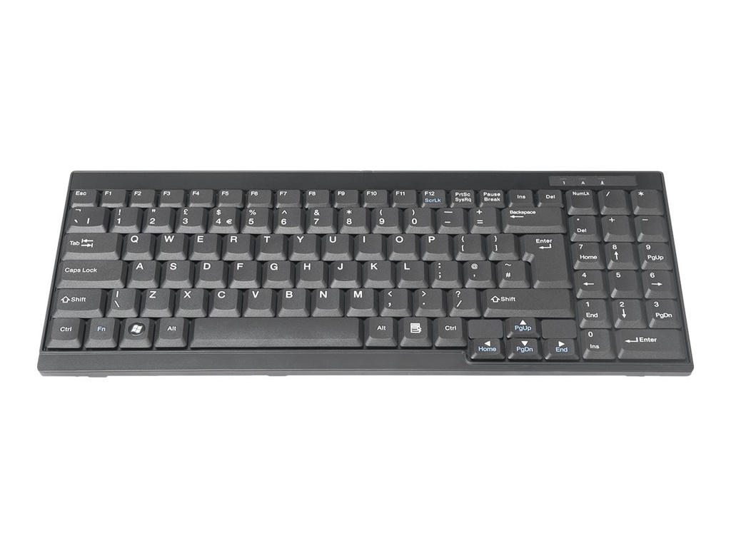 DIGITUS Tastatur passend für DIGITUS TFT-Konsolen, britisches Layout