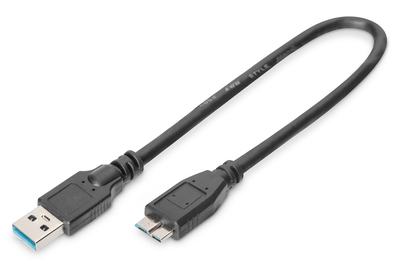 DIGITUS USB-A  Micro-B Anschlusskabel, 0,25m