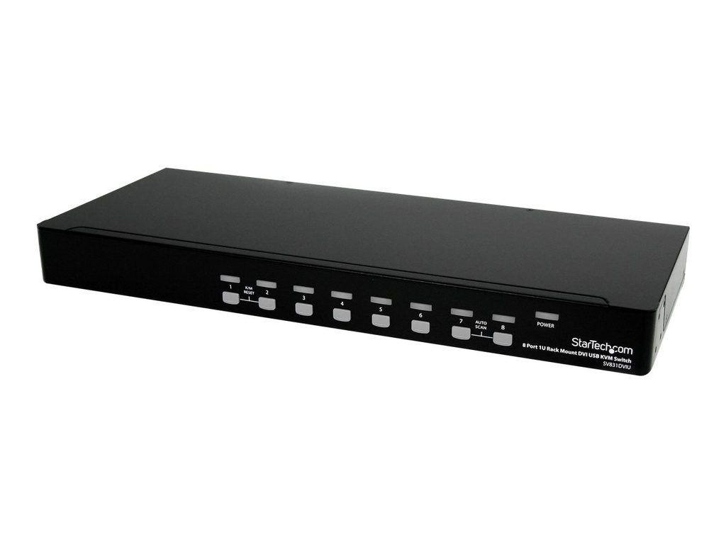 StarTech.com 8 Port 1HE DVI USB KVM Switch
