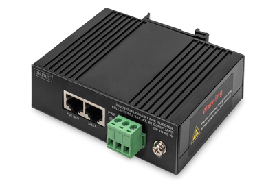 DIGITUS Gigabit EthernetPoE Injektor, Industriell